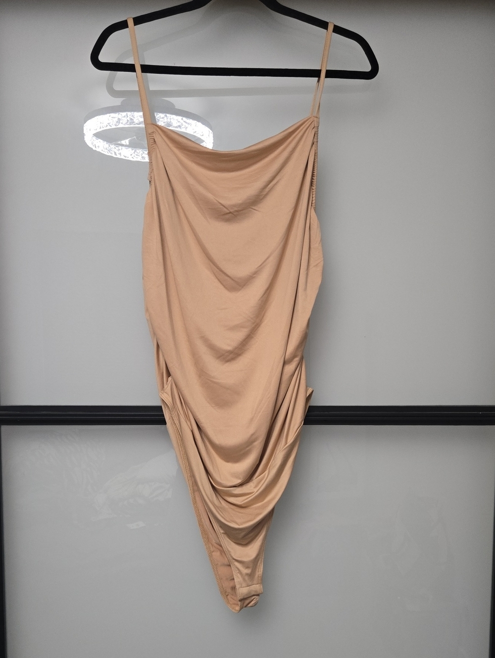 AND NOW THIS GOLD BODYSUIT. SZ 2X